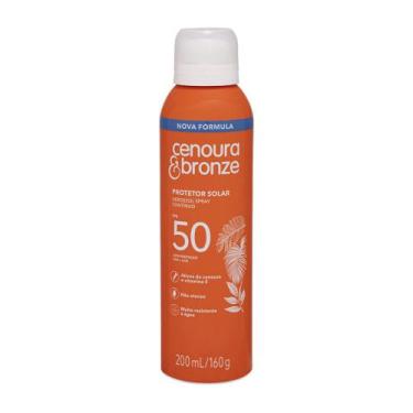 Imagem de Protetor Solar Cenoura Bronze Aerosol FPS50 200ml - Cenoura e Bronze