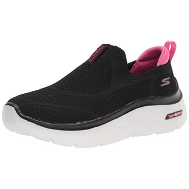 Imagem de Skechers Tênis feminino Go Walk Hyper Burst-Solar Winds, Preto/rosa choque, 5