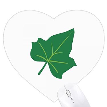 Imagem de Mouse pad Art Deco com desenho de bétula de coração moderno tapete de borracha para escritório