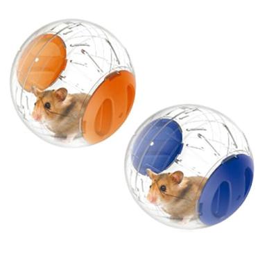 Imagem de Emours Bola de Corrida para Hamster, 12,16 cm, Pacote com 2, Pequena