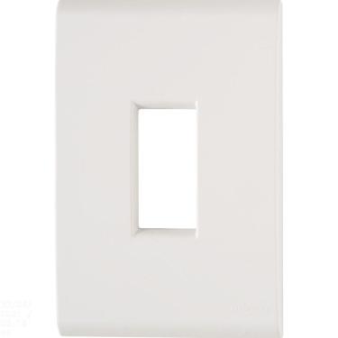 Imagem de Placa 1 Posto Vertical 4x2 Tramontina Liz Branca Tramontina