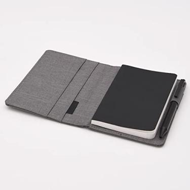 Imagem de A6 Notebook 0.5mm Tinta Preta Caneta Gel Retrátil Capa de Armazenamento Conjunto de Negócios Planejador de Diário Portátil Conjunto de Presentes de Conferência, Preto, 1 peça