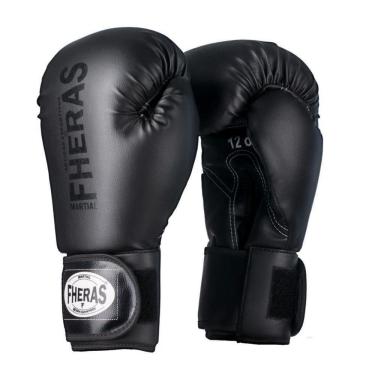 Imagem de Luva de Boxe / Muay Thai Fheras Pro All Black 