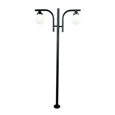 Imagem de Poste Colonial De Jardim Londrina De Alumínio Fundido 300cm