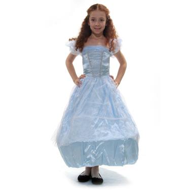 Imagem de Fantasia Princesa da Torre Azul Vestido Infantil
 P