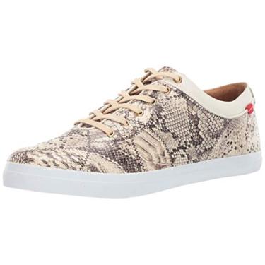 Imagem de MARC JOSEPH NEW YORK Tênis feminino Grand Bleecker Street de couro, Patchwork bege, 7