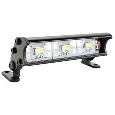 Imagem de Apex RC 3 LED 55 mm barra de luz de alumínio serve Traxxas 1/16 Teton, 1/16 Summit, 1/16 E-Revo, Redcat 1/18 Volcano, ECX 1/18 Temper, 1/18 Rukus, 1/10 AMP Desert Buggy, 1/10 Boost Buggy & More #9040