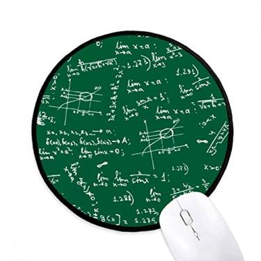 Imagem de Green Limits fórmulas matemáticas mouse pad desktop escritório tapete redondo para computador