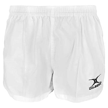 Imagem de (3 X Large, White) - Gilbert Rugby Kiwi Pro Short