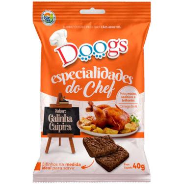 Imagem de Petisco Doogs Especialidades do Chef Galinha Caipira para Cães - 40 g
