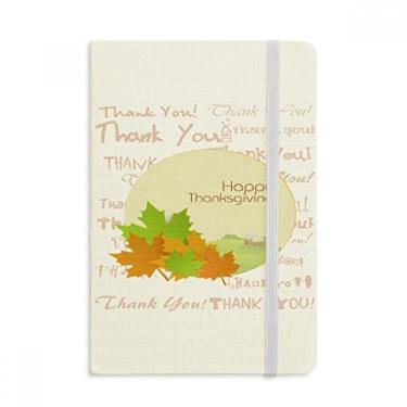 Imagem de Caderno com estampa de desenho animado Happy Thanksgiving Day oficial de tecido rígido diário clássico