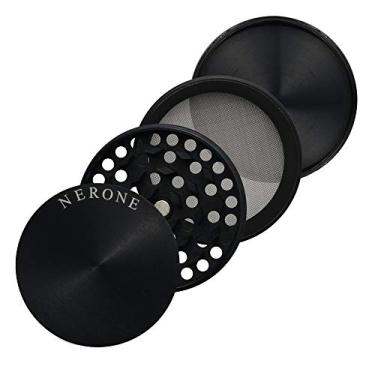 Imagem de Dichavador/Moedor NERONE 4 partes metal preto