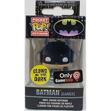 Imagem de Funko Pocket Pop! Chaveiro: Batman (Gamer) Brilha no Escuro Exclusivo