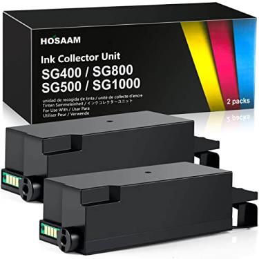 Imagem de Hosaam Unidade de recolha de resíduos SG400 para impressora Sawgrass Virtuoso SG400 SG500 SG1000 SG800 Ricoh GC41 (2 pacotes)