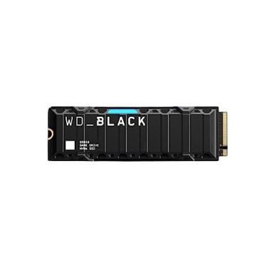Imagem de WD_BLACK SSD SN850 NVMe de 2 TB para consoles PS5 Solid State Drive com dissipador de calor - Gen4 PCIe, M.2 2280, até 7.000 MB/s - WDBBKW0020BBK-WRSN, Cor: Preto