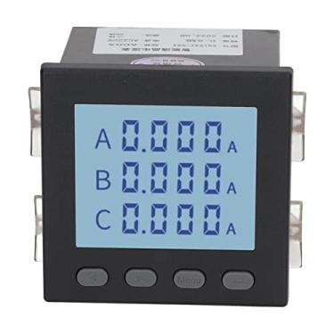 Imagem de Medidor de Energia Digital, Chave de Silicone AC220V Medidor de Energia Multifuncional Carcaça Em ABS Trifásico para Medição de Energia Elétrica