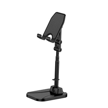 Imagem de OSALADI Suporte de elevação dobrável suporte de telefone de metal suporte de mesa porta tablet suporte para celular rack de telefone de mesa rack de telefone criativo o preguiçoso