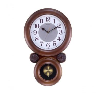 Imagem de Relógio De Parede Oitão Musical Com Pêndulo Herweg 530014 único