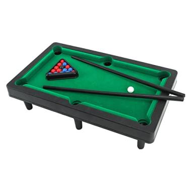 Imagem de OKJHFD Mini Conjunto De Piscina De Mesa, Jogo De Bilhar Portátil Para Ornamento De Decoração De Mesa, Inclui Bolas De Jogo, Bastões, Giz, Escova E Triângulo Para A Família, Escritório, Festa