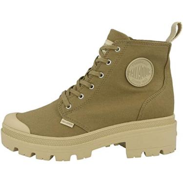 Imagem de PALLADIUM Botas femininas de combate no tornozelo, Butternut, 9