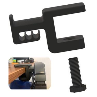 Imagem de Suporte Fone Ouvido Headphone Headset para Mesa Ajustável de Rosca (Preto)