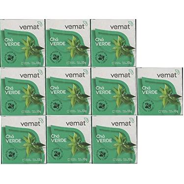 Imagem de Cha Verde 10 Saches 13g Vemat 10 Caixas