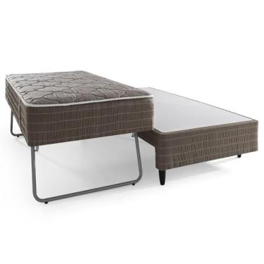 Imagem de Bicama Solteiro com Cama Auxiliar Molas Herval Suite Master, Sem Colchão, 34x88x188 cm