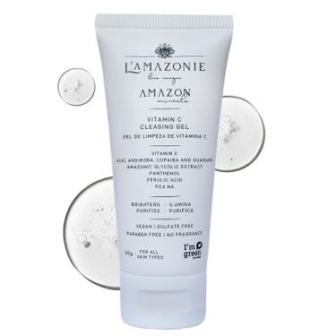 Imagem de Gel de Limpeza Profunda Vitamina C - VEGANO - Combate de Melasma, Manchas de Sol e Acne - Pantenol, Ácido Ferúlico, PCA NA - Ação Antioxidante, Protege a Barreira Cutânea da Pele - L'AMAZONIE - 60g