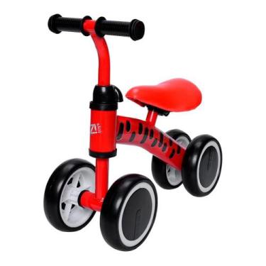 Imagem de Andador Infantil Bicicleta De Equilibrio Sem Pedal 4 Rodas Zippy Toys