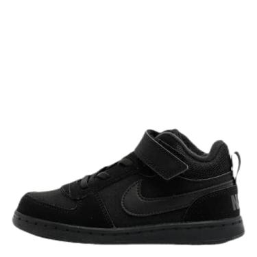 Imagem de NIKE Toddlers Court Borough Mid (TDV) Black/Black Basketball Shoe 5 Infants US