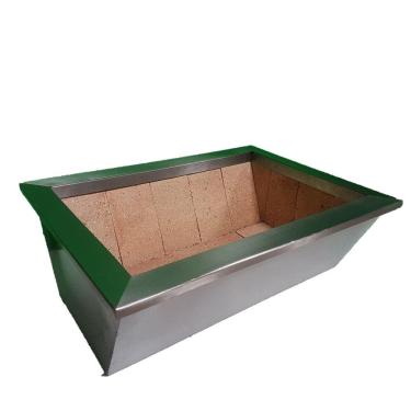 Imagem de Braseiro Cooktop De Embutir , Inteiro Em Aço Inox -60X50x25-Bmd60