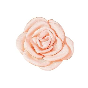 Imagem de Muloo Broche de tecido de flor rosa estilo vintage broches florais inspirados na antiguidade broche corpete seguro acessórios de decoração de roupas broche de flor rosa, Approx. 5.5cm/2.2inch, Tecido
