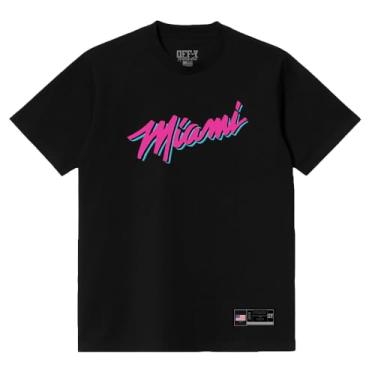 Imagem de Camiseta Streetwear Miami (BR, Alfa, 3G, Regular, Preto)