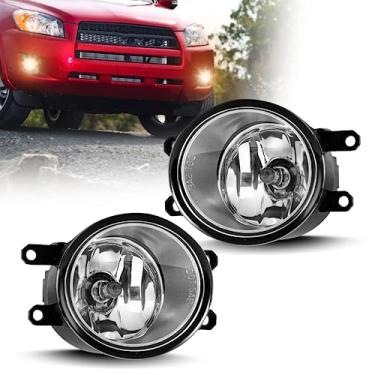 Imagem de SPIEGEER Faróis de neblina para Toyota Camry/08-10 Highlander/09-13 Corolla/10-11 Prius/06-14 Rav4/11-17 Sienna Substituição para Lexus LX570/10-13 RX350 Substituição de farol de neblina com lâmpadas
