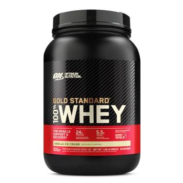 Imagem de 100% Whey Protein Gold Standard (909G) - Sabor Vanilla Ice Cream, Optimum Nutrition