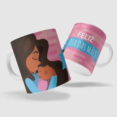 Imagem de Caneca xicara feliz dia das mães mamãe 24