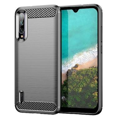 Imagem de Capas para Xiaomi Mi A3.Caso básico,Botão de pressão flexível / 360 ° Proteção completa,Anti-fingerpirnts