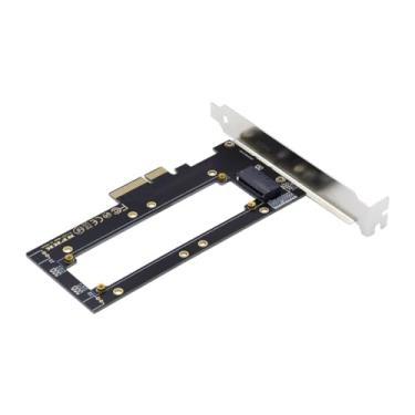 Imagem de chenyang NVMe Régua EDSFF SSD para PCI-E 4.0 X4 Adaptador host para SSD 5,9 mm 8,0 mm 1U GEN-Z E1.S