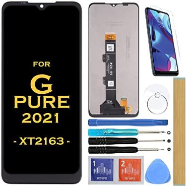Imagem de HLTECH Substituição de tela LCD Touch Digitalizador Assembléia para Motorola Moto G Pure XT2163 XT2163DL XT2163-4 6,5 polegadas
