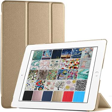 Imagem de DuraSafe Cases Capa para iPad Pro 32.8 cm 2 Gen 2017 A1670 MQDC2LL/A MQDD2LL/A MQDA2LL/A A1671 MP6H2LL/A MP6J2LL/A MPL02LL/A MPL12LL/A MPKY2LL/A A1821 MQEF2LL/A MQED2LL/A - Latão dourado
