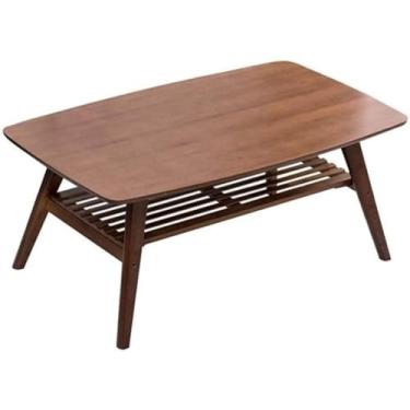 Imagem de Mesa de chão dobrável, mesa de centro de bambu, mesa de chão, mesa de canto dobrável para sala de estar, sofá, mesa de chá, mesa baixa para sentar no chão