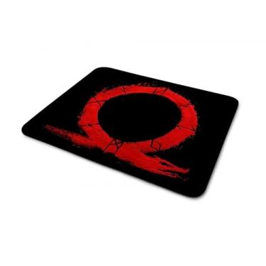 Imagem de Mouse pad God Of War Logo Vermelho