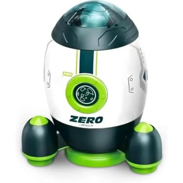 Imagem de Brinquedo Infantil Foguete Espacial com Mini Astronauta Branco e Verde- Exploração e Criatividade Desenvolvendo Habilidades Criando Histórias e Aventuras Espaciais