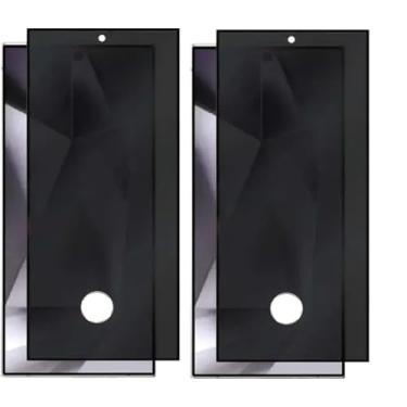 Imagem de Genérico Kit 02x Película De Vidro Privativa Anti Espiao 3D 9D Para Samsung Galaxy S24 Ultra