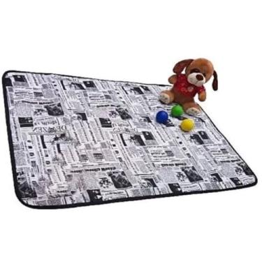 Imagem de 1 Tapete Higiênico Lavável pet Premium - Jornal 100x70 (Jornal, Extra grande)