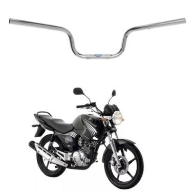 Imagem de Guidão Ybr 125 2001 ate 2015 Factor Yamaha Com Furos Para O Peso Rosca