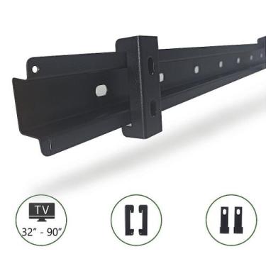 Imagem de Suporte de TV Régua Universal 32" à 90" Parede Painel - Ímpar Estampar