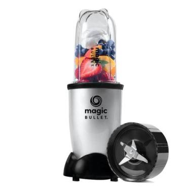 Imagem de Liquidificador Blender Individual  Magic Bullet 200W Cinza - 3 Itens -