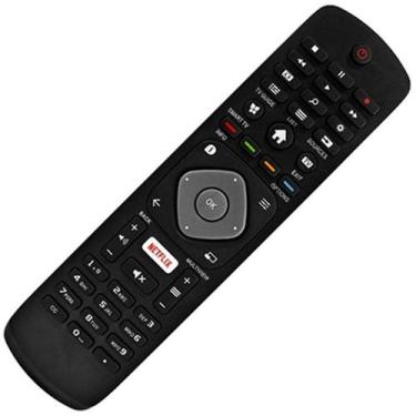 Imagem de Controle remoto para tv Philips led  smart 4k com tecla Netflix 43PFG5