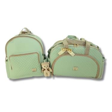 Imagem de Kit Conjunto Bolsas Maternidade Bebe Menina Menino Enxoval Miellu - Li